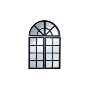 Wall Mirror Black Frame Window Decoration