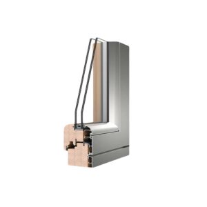 Aluminium Wooden Casement Window